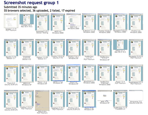 Browsershots for Many Good Ideas Home Page